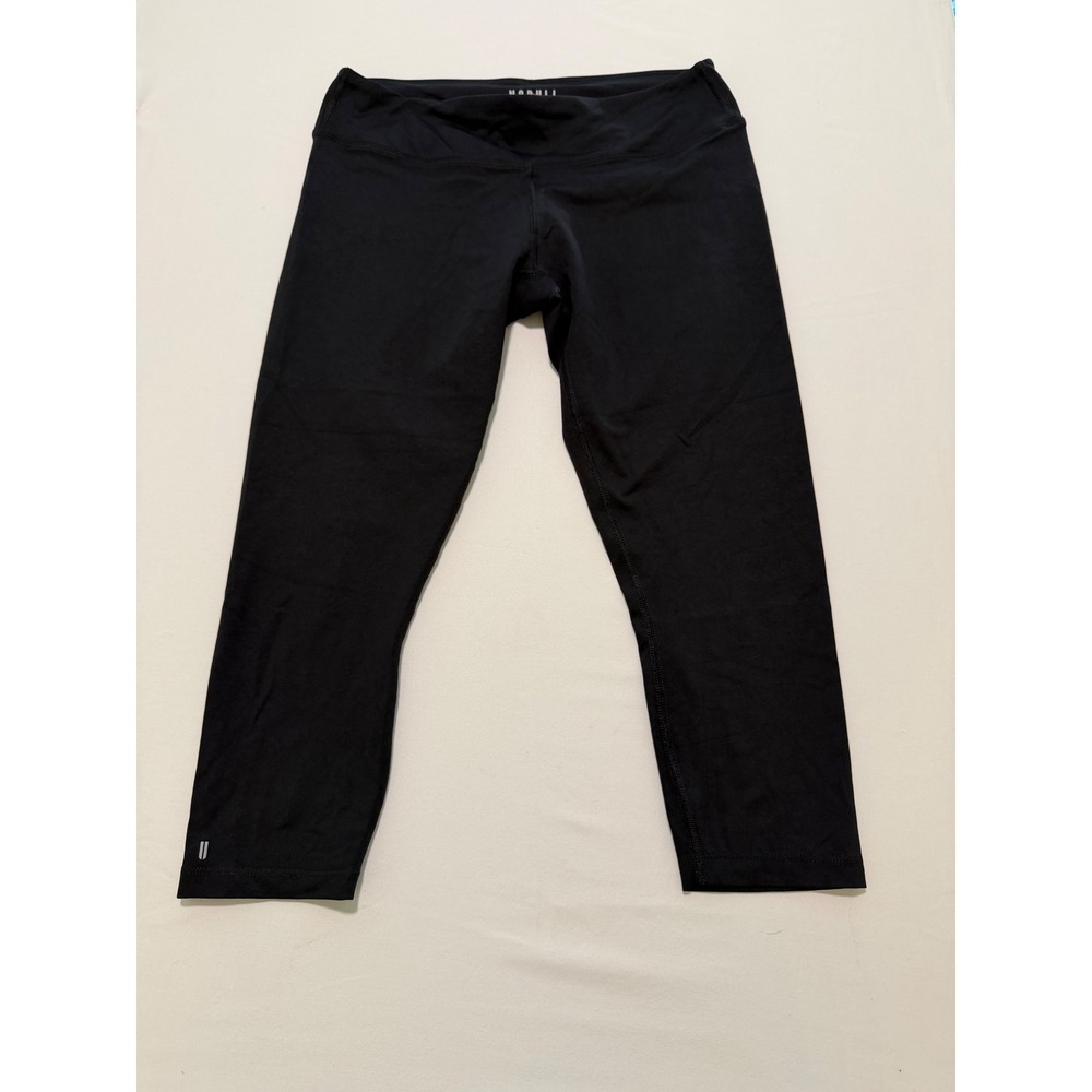 NOBULL Mens Black Training Leggings Compression Tights Sorbtek Cropped Large L